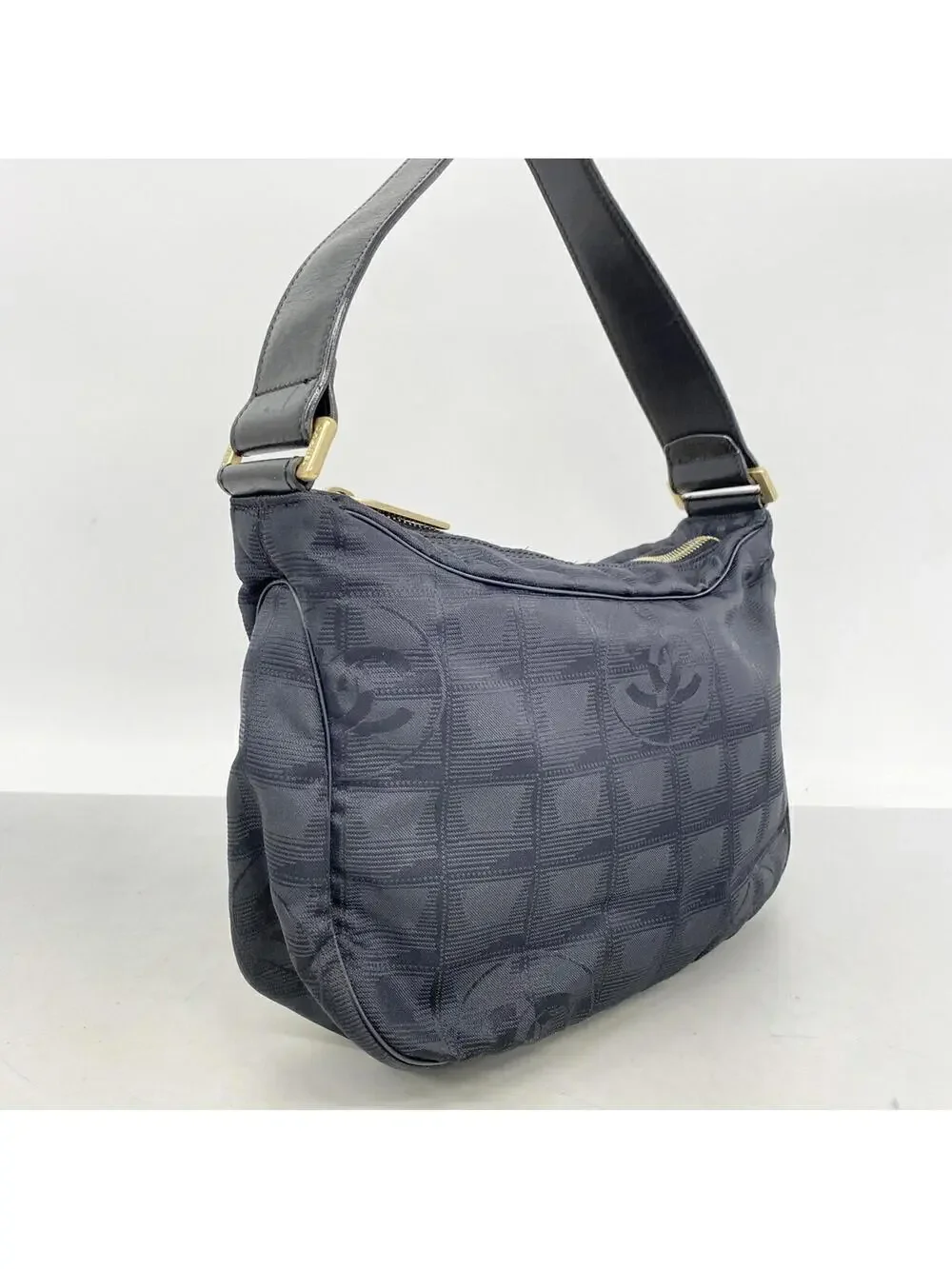 Chanel Travel Line Zip Hobo Nylon Small #342005C69B